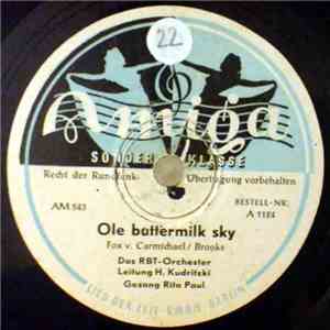 Das RBT-Orchester - Ole Buttermilk Sky / Air Mail Special album flac