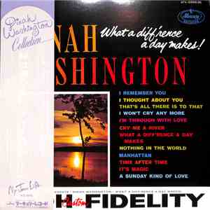 Dinah Washington - What A Diff'rence A Day Makes! album flac