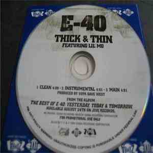 E-40 - Thick & Thin album flac