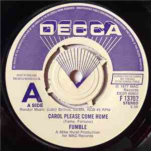 Fumble - Carol Please Come Home album flac