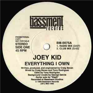 Joey Kid - Everything I Own album flac
