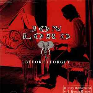 Jon Lord - Before I Forget album flac