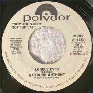 Rayburn Anthony - Lonely Eyes album flac