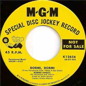 Robert Ashley, His Orchestra And Chorus - Dormi, Dormi album flac