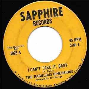 The Fabulous Dimensions - I Can't Take It, Baby album flac