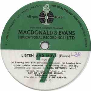 Adda Heynssen, M.L.G. - Listen And Move (Piano) album flac