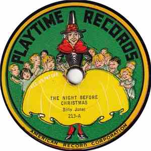 Billy Jones  / Arthur Hall  - The Night Before Christmas / Tomorrow Will Be Christmas album flac