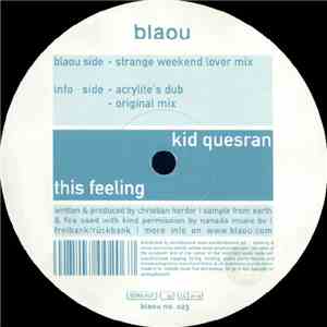Kid Quesran - This Feeling album flac