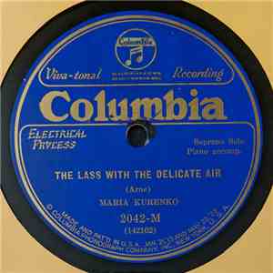Maria Kurenko - The Lass With The Delicate Air / 'Tis The Last Rose Of Summer album flac