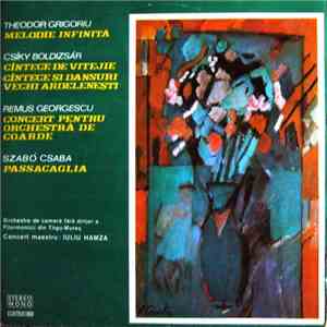 Orchestra de cameră fără dirijor a Filarmonicii din Tîrgu-Mureș Concert maestru : Iuliu Hamza - Melodie Infinită album flac