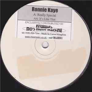 Ronnie Kaye - Really Special / It's Like That album flac