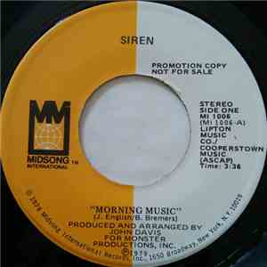 Siren - Morning Music / Open Up For Love album flac