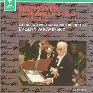 Beethoven, Evgeny Mravinsky, Leningrad Philharmonic Orchestra - Symphonie N° 5, Op. 67 & Symphonie N° 7, Op. 92 album flac