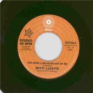Betty LaVette / Ujima - You Made A Believer Out Of Me / I'm Not Ready album flac