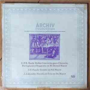 Carl Philipp Emanuel Bach / Johann Friedrich Fasch / Johann Joachim Quantz - Doble Concierto En Mi Bemol Mayor / Sonata En Sol Mayor / Sonata En Trio En Do Mayor album flac