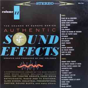 Jac Holzman - Authentic Sound Effects Volume 11 - The Sounds Of Europe Series: Paris + Venice album flac