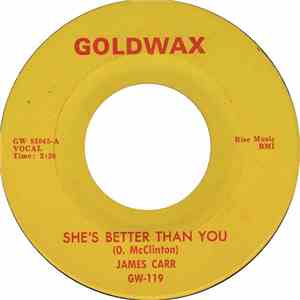 James Carr - She's Better Than You / Talk Talk album flac