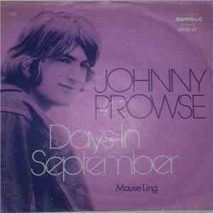 Johnny Prowse - Days In September album flac