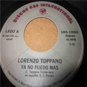 Lorenzo Toppano - Ya No Puedo Mas album flac
