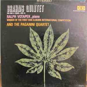 Ralph Votapek, The Paganini String Quartet - Brahms Quintet For Piano & Strings - Opus 34 album flac