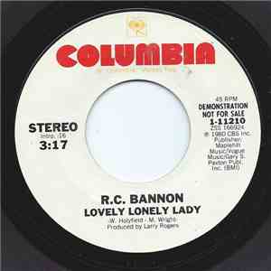 R.C. Bannon - Lovely Lonely Lady album flac