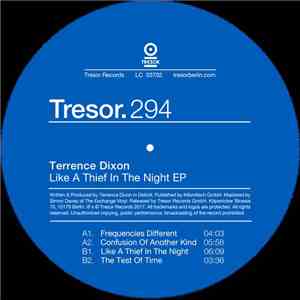 Terrence Dixon - Like A Thief In The Night EP album flac