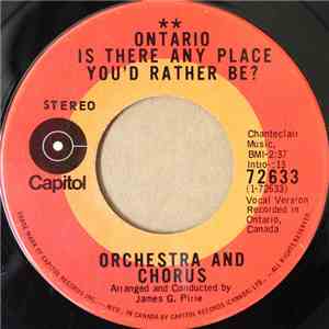 Unknown Artist - Ontario Is There Any Place You'd Rather Be? album flac