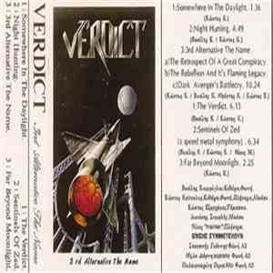 Verdict - 3rd Alternative The Name album flac