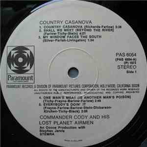 Commander Cody And His Lost Planet Airmen - Country Casanova album flac