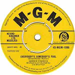 Connie Francis - Everybody's Somebody's Fool album flac