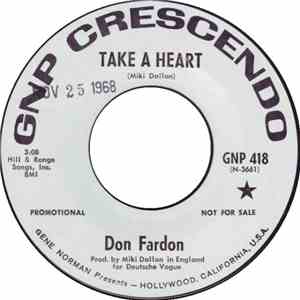 Don Fardon - Take A Heart album flac