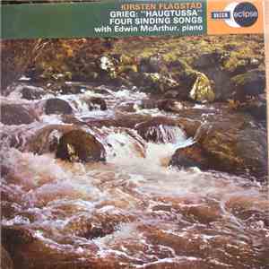 Kirsten Flagstad, Edwin McArthur, Edvard Grieg - Grieg: "Haugtussa," / Four Sinding Songs album flac