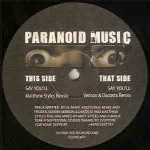 Lil Mark - Say You'll (Remixes) album flac
