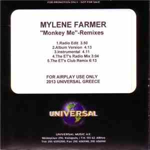 Mylène Farmer - Monkey me Remixes album flac