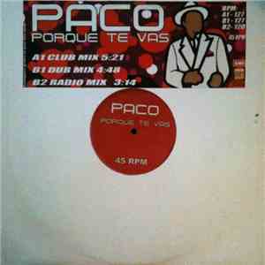 Paco  - Porque Te Vas album flac