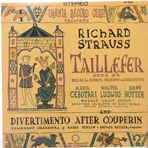 Richard Strauss - Maria Cebotari, Walter Ludwig, Hans Hotter, Rudolf Lamy Choir - Taillefer And Divertimento After Couperin album flac