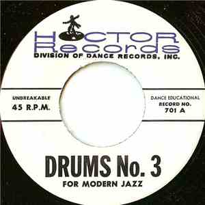 Unknown Artist - Drums No. 3 For Modern Jazz album flac