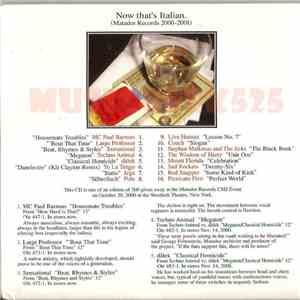 Various - Now That's Italian album flac
