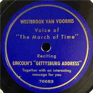 Westbrook Van Voorhis - Lincoln's "Gettysburg Address" album flac