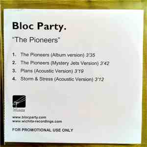 Bloc Party - The Pioneers (4 Mixes) album flac