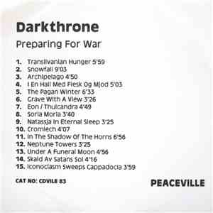 Darkthrone - Preparing For War album flac