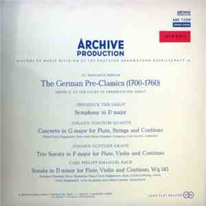 Frederick The Great / Johann Joachim Quantz / Johann Gottlieb Graun / Carl Philipp Emanuel Bach - Symphony In D Major / Concerto In G Major / Trio Sonata In E Major / Sonata In D Minor album flac