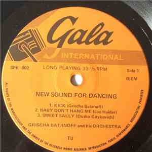 Grischa Batanoff And His Orchestra - New Sound For Dancing album flac