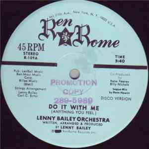 Lenny Bailey Orchestra - Do It With Me album flac