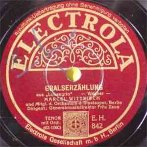 Marcel Wittrisch, Margarete Teschemacher - Gralserzählung / Liebesduett album flac