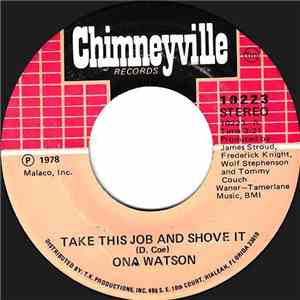 Ona Watson - Take This Job And Shove It / Falling In Love Again album flac