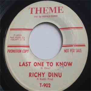 Richy Dinu - Last One To Know/Happy Confusion album flac
