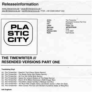 The Timewriter - Resensed Versions Part One album flac