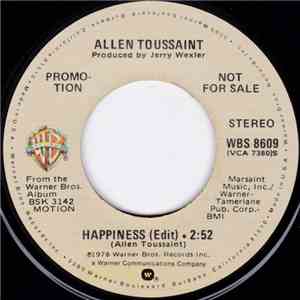 Allen Toussaint - Happiness album flac