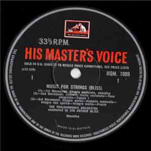Bliss / Philharmonia Orchestra - Music For Strings / Miracle In The Gorbals album flac